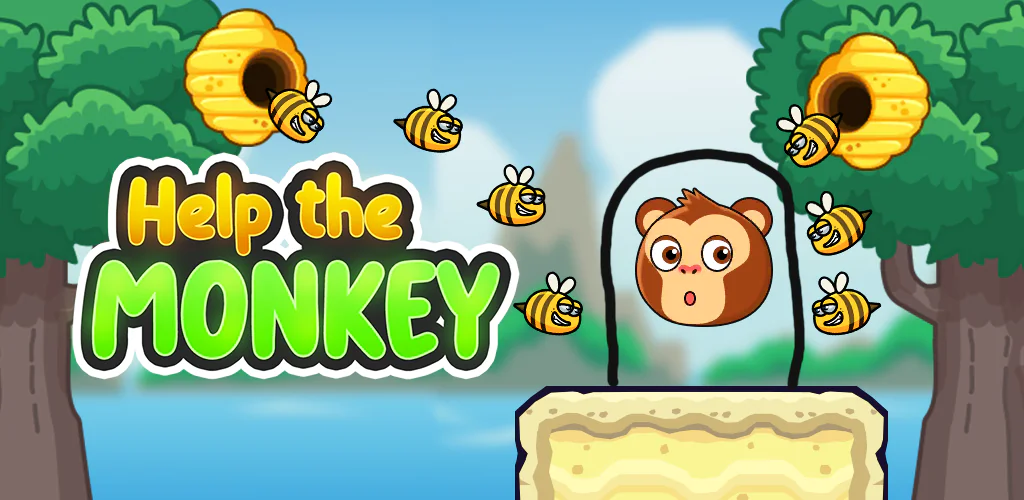 Help the Monkey – Draw-to-Protect Puzzle Game (Unity Source Code)