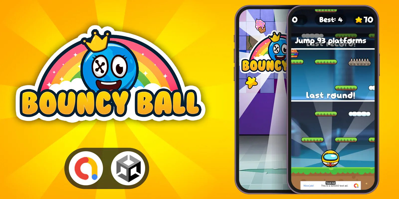 Bouncy Ball Heroes - Unity Source code