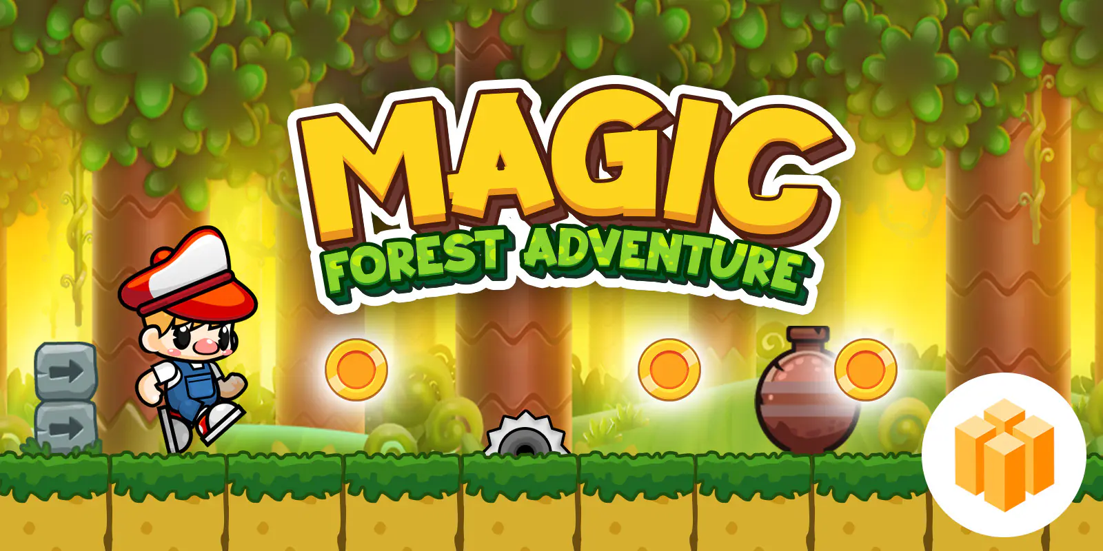 Magic Forest Adventure – Buildbox Game Template (Ready to Publish!) 🌳⚔️
